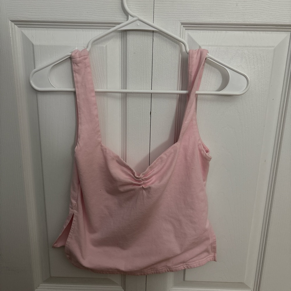 Pink Sleeveless Top